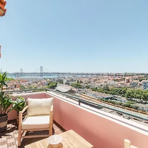 Casa Boma - Unique With Private Balcony And Panoramic Bridge View - Alcantara Iv Apartment